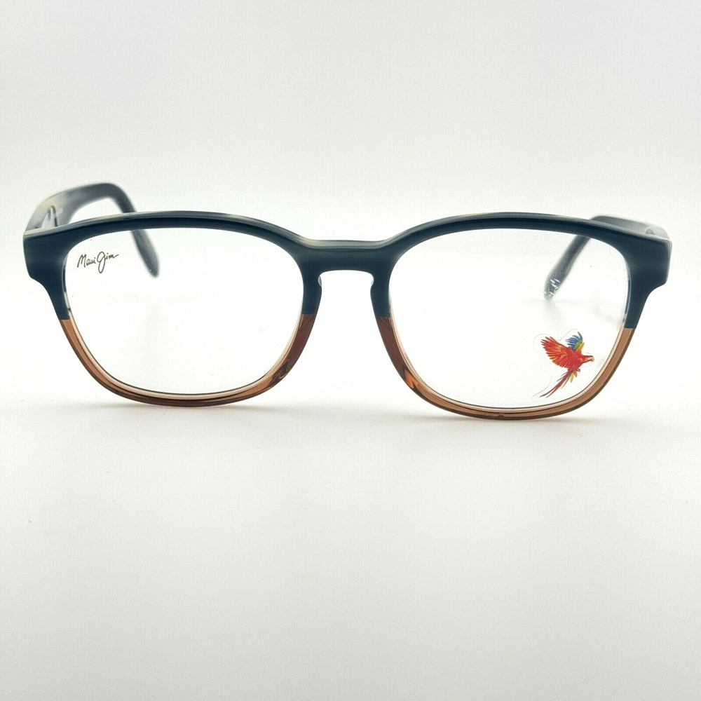 Maui Jim Eyeglasses MJO2125-27D Black Brown Square Frames 51[]17‎ 143 mm H12323